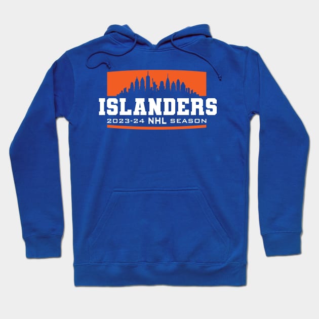 Islanders Hockey 2023-24 Hoodie by Nagorniak